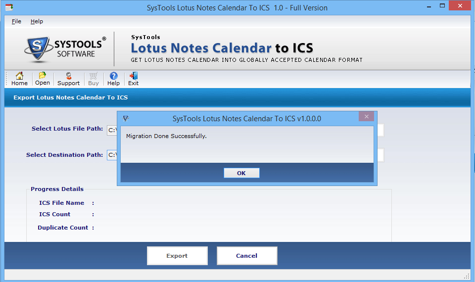 complete conversion of nsf calendar to ics 