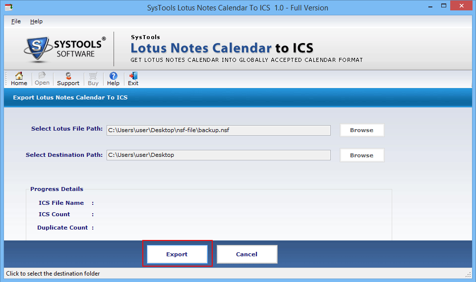 lotus calendar to ics conversion